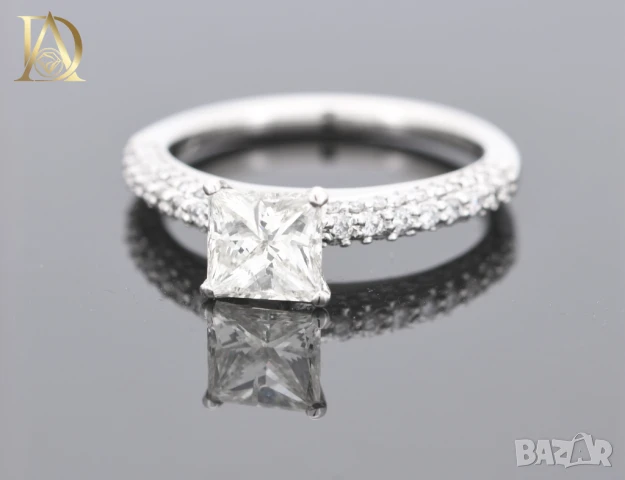 Нов Златен Пръстен с 1.33кт Естествени Диаманти, снимка 2 - Пръстени - 43039062