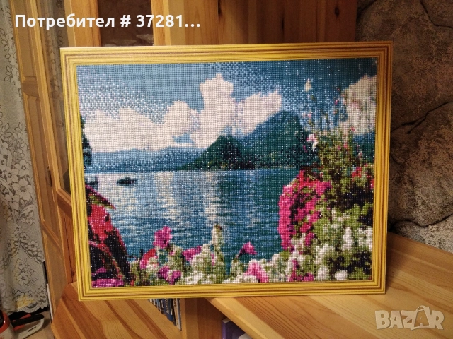 Диамантени гоблени готови изработени размер 30/40см с рамка цена 29лв за брой., снимка 6 - Картини - 51722144