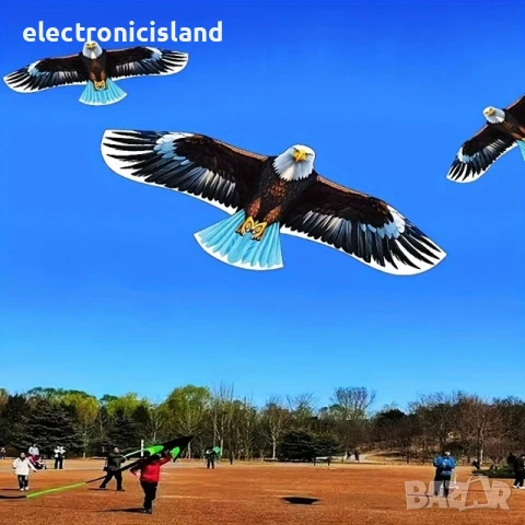 160 см или 180 см Орел Хвърчило - Издръжлив Полиестер, Перфектен за Вятърни Нива 2-5 за Забавление, снимка 4 - Други игри - 50828607