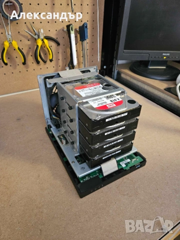 NAS сървър ASUSTOR + 4x4TB WD Red, снимка 3 - Работни компютри - 53070173