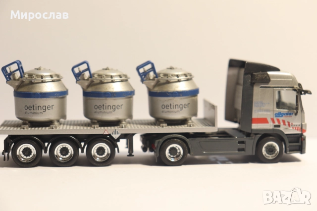 HERPA 1:87 H0 МERCEDES ACTROS КАМИОН МОДЕЛ, снимка 7 - Колекции - 52434621