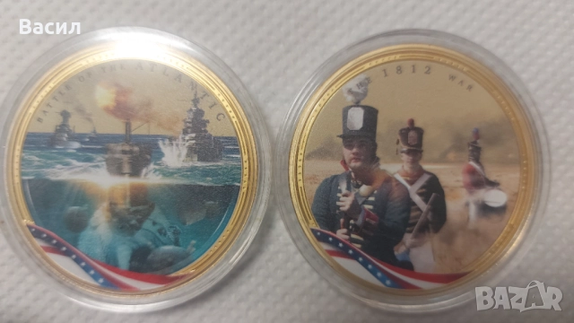 ВЪЗПОМЕНАТЕЛНИ МОНЕТИ,МЕДАЛ,ПЛАКЕТ 1 ДОЛАР