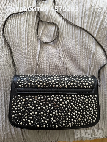 Чанта в черно с капси Зара, снимка 4 - Чанти - 51568841