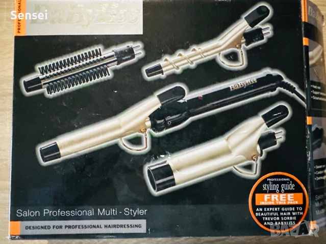 BaByliss Multi Styler комплект + маша – професионален, снимка 6 - Маши за коса - 53655343