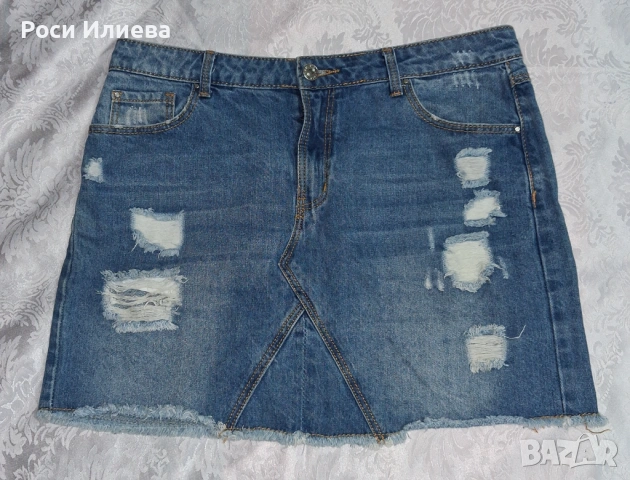 Лятна дънкова пола