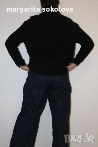 Ръчно изплетен пуловер, снимка 2 - Блузи с дълъг ръкав и пуловери - 52963766