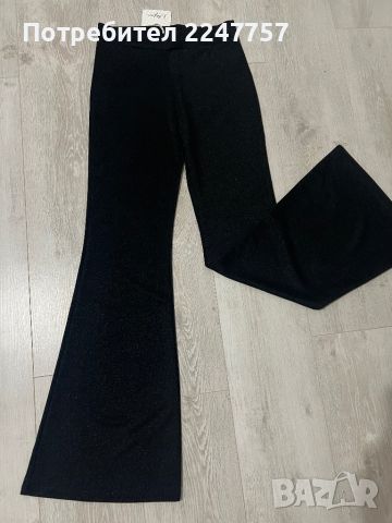 Нов панталон ластичен с широк крачол размер S, снимка 1 - Панталони - 45551308
