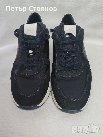 Чудесни мъжки сникърси от естествена кожа State of Art №45, снимка 2 - Спортно елегантни обувки - 54238576