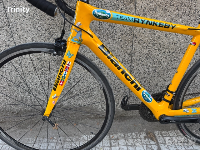 Bianchi Team Rynkeby Carbon/Shimano 105 2x11/шосеен велосипед, снимка 2 - Велосипеди - 51947042