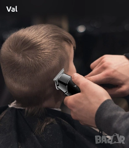 Безжична машинка за подстригване Kemei с LED дисплей 