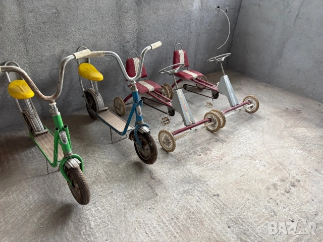 Ретро тротинетки и колела
