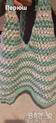 Ръчно плетен потник