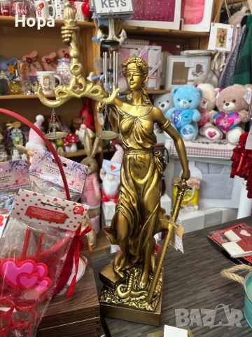 Статуетка Темида - Богинята на правосъдието 48см., снимка 3 - Статуетки - 53603176