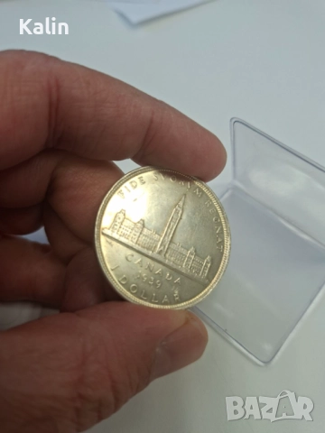 1 Долар, Канада 1939, снимка 3 - Нумизматика и бонистика - 51887077