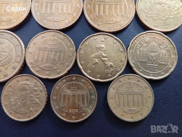 2 Евро/1 Евро/0.50 Цента/0.20 Цента/0.10 Цента/2 Euro/1 Euro, снимка 9 - Нумизматика и бонистика - 53980628