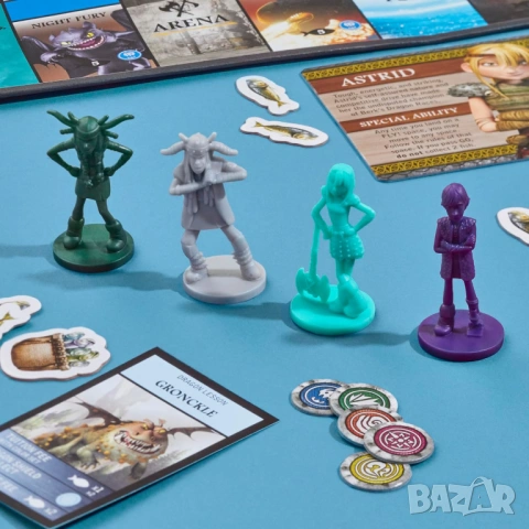 НОВА Monopoly Как да си дресираш дракон/ How to train your dragon, снимка 6 - Образователни игри - 53006034