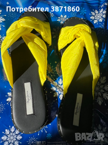 Продавам дамски чехли Чисто Нови PEPE JEANS 41 номер, снимка 1 - Чехли - 45003247