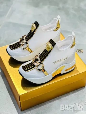 дамски маратонки на платформа versace , снимка 3 - Маратонки - 48924695