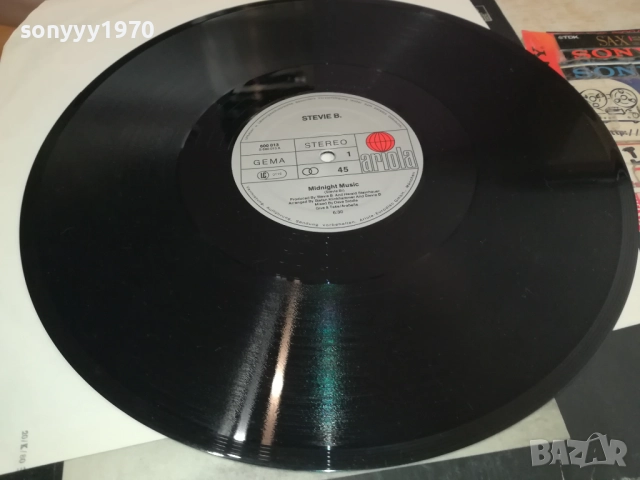 STEVIE B.ПЛОЧА ВНОС ОТ АНГЛИЯ 2608251609, снимка 2 - Грамофонни плочи - 51497823