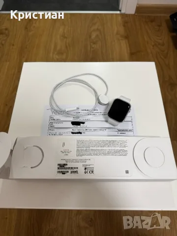 Apple Watch Series 8 LTE 45mm Silver, снимка 1 - Смарт часовници - 47817034