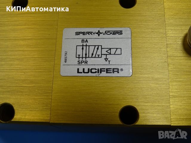 пневматичен разпределител Lucifer 341L21A15 pneumatic solenoid valve 24VDC, снимка 3 - Резервни части за машини - 45144063