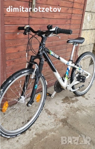 Продавам алуминиев велосипед Wizard 24", снимка 2 - Велосипеди - 53615285