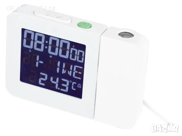 Радиоуправляем Прожекционен Будилник с LCD дисплей AURIOL, снимка 7 - Други стоки за дома - 49846476