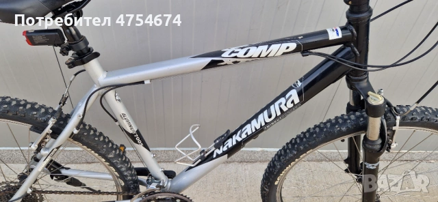 Алуминиев велосипед NAKAMURA колело 26", снимка 4 - Велосипеди - 53791654