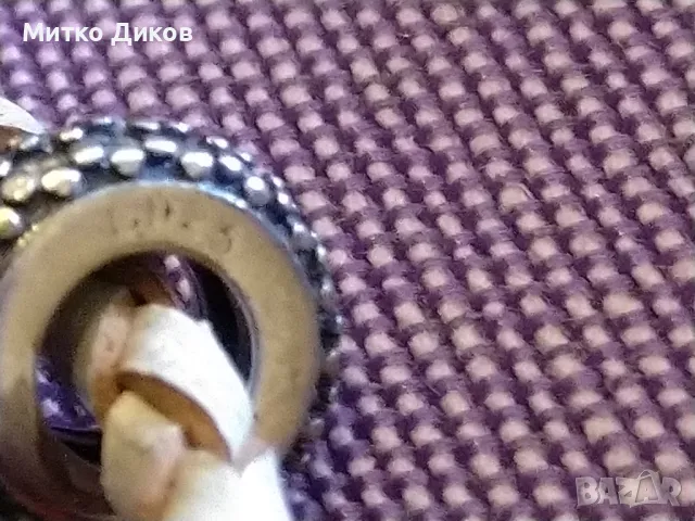 Пандора гривна нова сребро и естествена кожа , снимка 8 - Гривни - 49923665