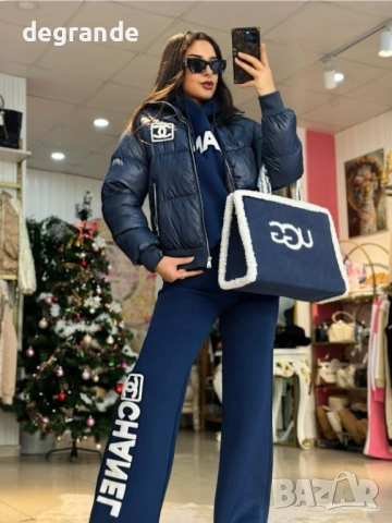 ВИДЕО НА МОДЕЛА Дамски сет Chanel 3 части, снимка 3 - Комплекти - 52777912