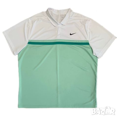 Оригинална мъжка тениска с яка Nike | XXL размер, снимка 1 - Тениски - 46451395