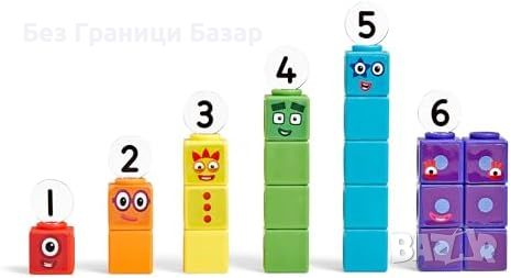 Нова Образователна Ферма Numberblocks с MathLink Кубчета игра за деца, снимка 4 - Образователни игри - 45878416