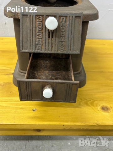 Автентична стара чугунена печка на дърва – ретро / антикварна, снимка 5 - Антикварни и старинни предмети - 53390617