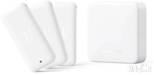 SwitchBot WiFi термометър и хигрометър, комплект от 3 броя с Hub Mini Matter, IP65, снимка 3 - Други - 53360340