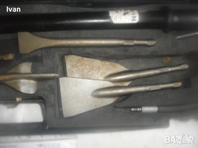 Голям пневматичен скрепер стъргалка DITTMANN Scrap Air S24 пълен комплект с длета за дърво и бетон , снимка 6 - Други инструменти - 51554477