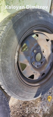 Продавам 2бр. гуми с джанти 14" 4х108, снимка 6 - Гуми и джанти - 53218411