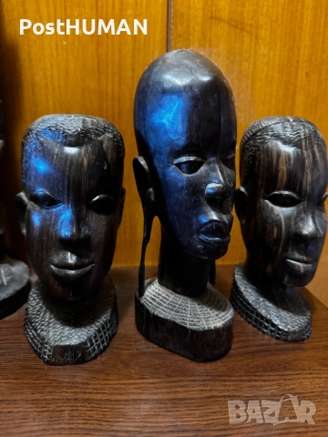 Африкански бюст -Глави - Африка, снимка 8 - Колекции - 52421300