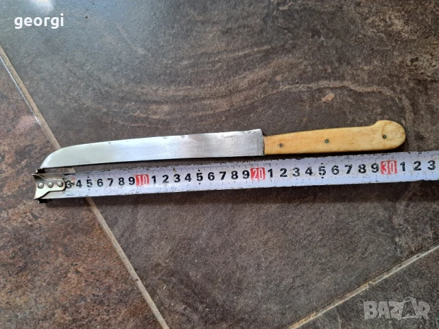 стар нож с чирени от кост, снимка 10 - Ножове - 50862088