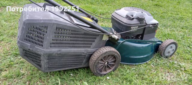 Бензинова косачка НОМЕР 15. E-Flor Quantum50. Четиритактов дигател на Briggs &Stratton. 46см. ширина, снимка 13 - Градинска техника - 45120707