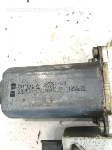 Мотор за прозорец на задна лява врата за Peugeot 607 2.2 HDI (2003) 103 105264, снимка 3 - Части - 53771202