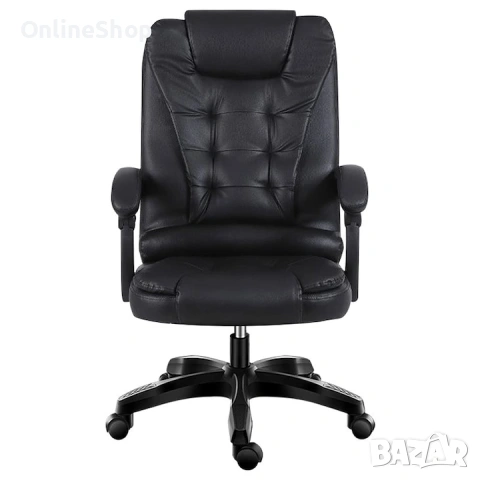 Ергономичен офис стол , Черен/Бял, снимка 4 - Столове - 53453161