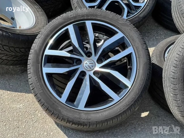 5х112 17 Джанти Volkswagen Golf Caddy Passat Touran 5x112 , снимка 6 - Аксесоари и консумативи - 50947749
