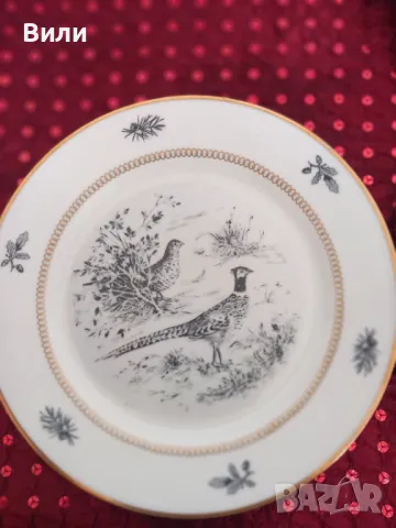 Прекрасни чинии с декорация от диви животни, снимка 2 - Чинии - 49293149