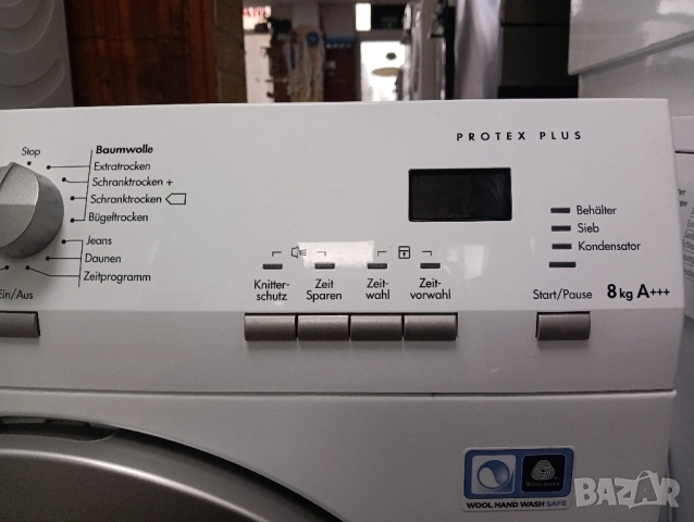 Като нова сушилня с термопомпа АЕГ Aeg Protex Plus A+++ 8кг 2 години гаранция!, снимка 9 - Сушилни - 52474744