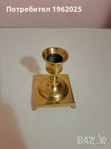 Месингови свещници, снимка 14 - Антикварни и старинни предмети - 44604941