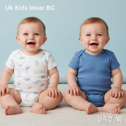 Комплект бодита Primark 1бр- 4 BGN (7 броя) до 80 см., снимка 1