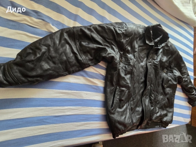 Кожено Яке 58 номер ярешка кожа мека , снимка 3 - Якета - 51905815