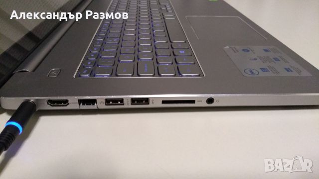 Лаптоп DELL Inspiron 17 7000 Series. i5-5200U. Touch Display. Като нов, снимка 3 - Лаптопи за работа - 45671935