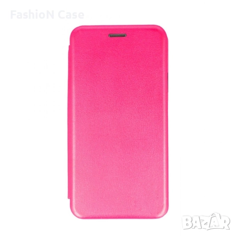 Samsung galaxy A10 Розов Кожен калъф тип тефтер
