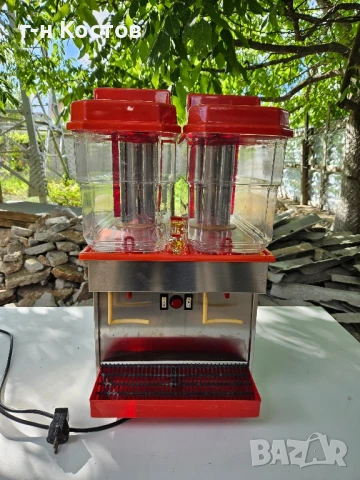 Машина за Сок и Айран тип бъркалка 2х12 литра перфектна Италианска 